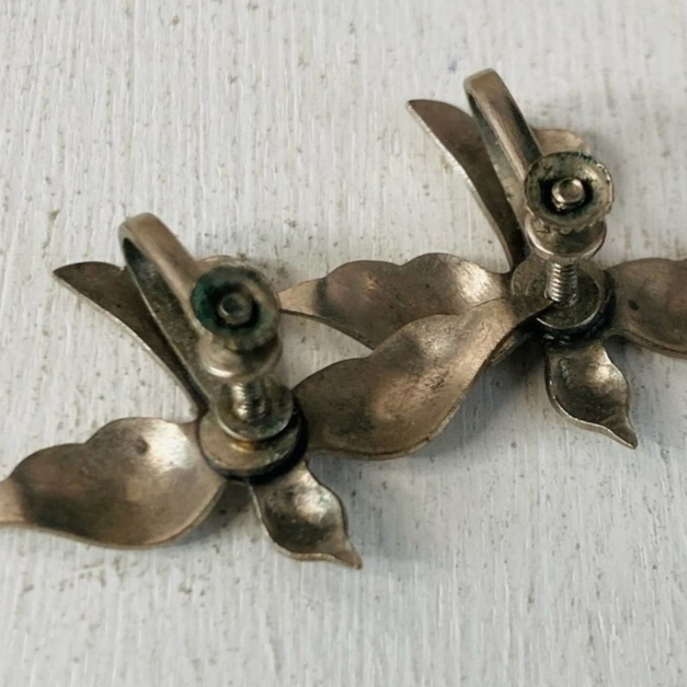 🍋VINTAGE SILVER TONE BIRDS - Picture 10 of 10